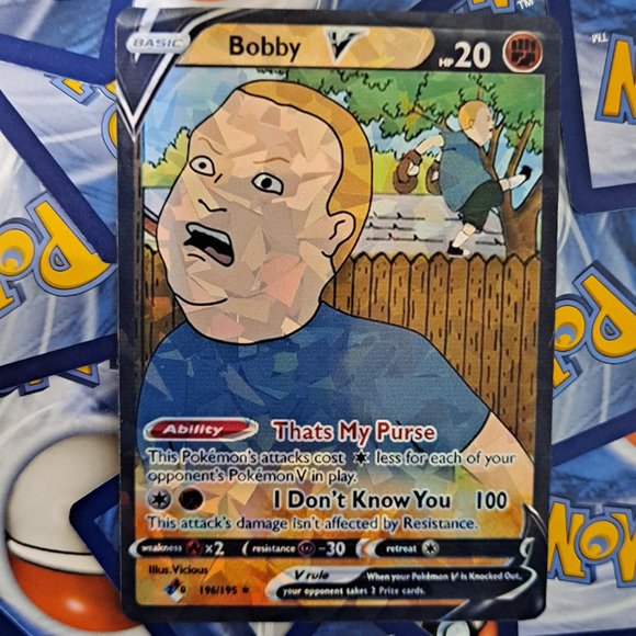 Bobby Hill Pokemon Card - King Of The Hill - Picture 1 of 8